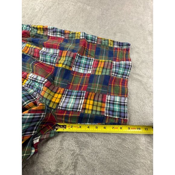 Smith-Forester Patchwork Plaid Shorts Mens 40 Prepster Preppy Golf - Picture 7 of 8